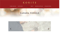 Desktop Screenshot of canadafossils.com